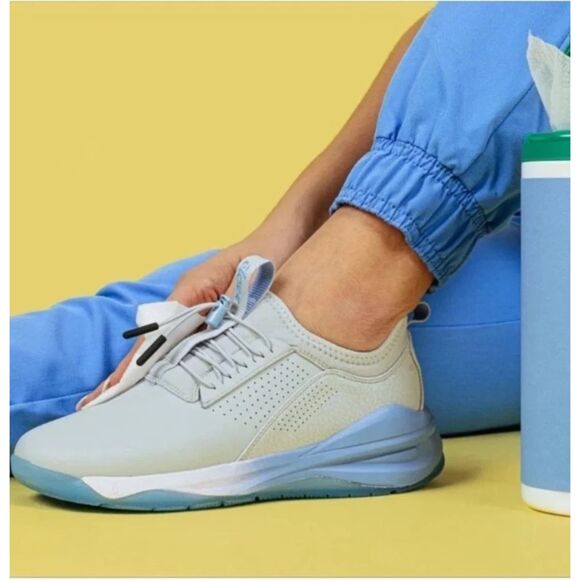 Clove Shoes - Clove Unisex Comfort Nursing Shoes Gray Blue Matter Size 7.5  Womens